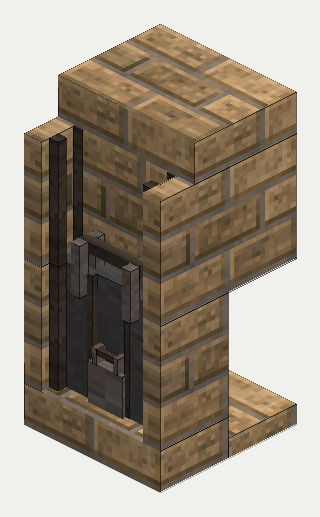 Puddling Door, isometric