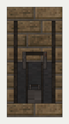 Puddling Door, the front (south)