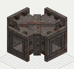 Plated Piping (X-Junction), isometric