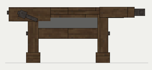 Machinist's Workbench, the back (north)