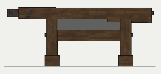 Machinist's Workbench, the front (south)