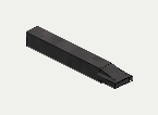 Cast Iron Chisel, isometric