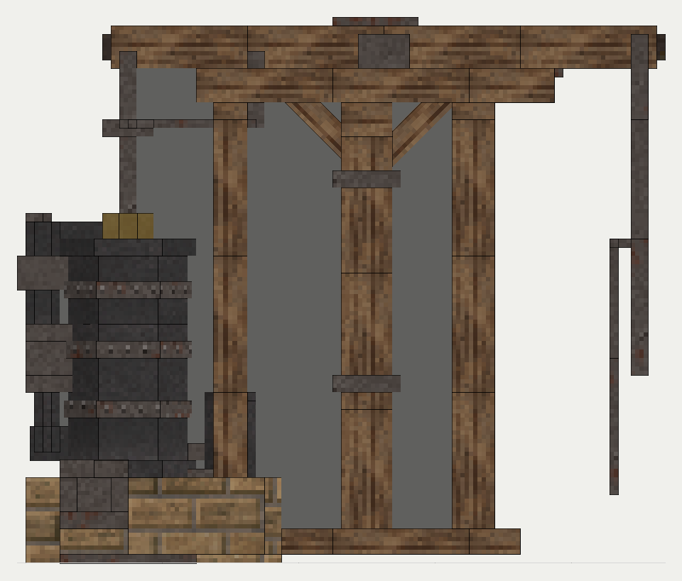 Watt Beam Engine, the right (east)