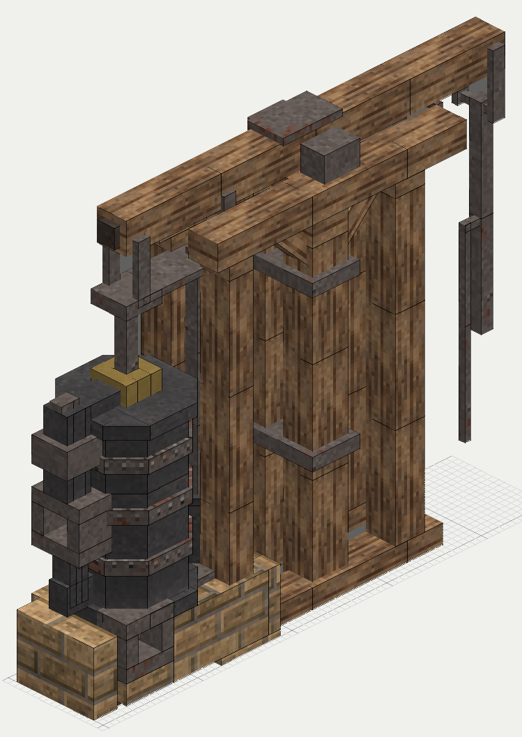 Watt Beam Engine, isometric