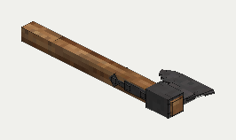Cast Iron Axe, isometric
