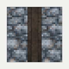 Molten Canal (Straight), cobblestone, the top (up)