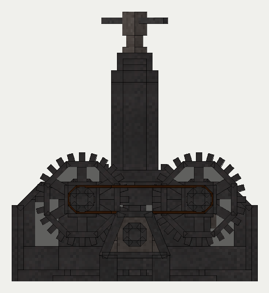 Bending Machine, the back (north)