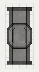 Rolled Piping (T-Junction), the top (up)
