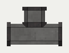 Rolled Piping (T-Junction), the back (west)