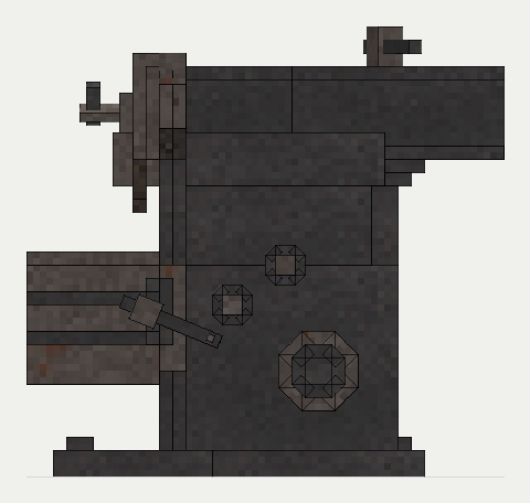 Crank Shaper, the right (east)