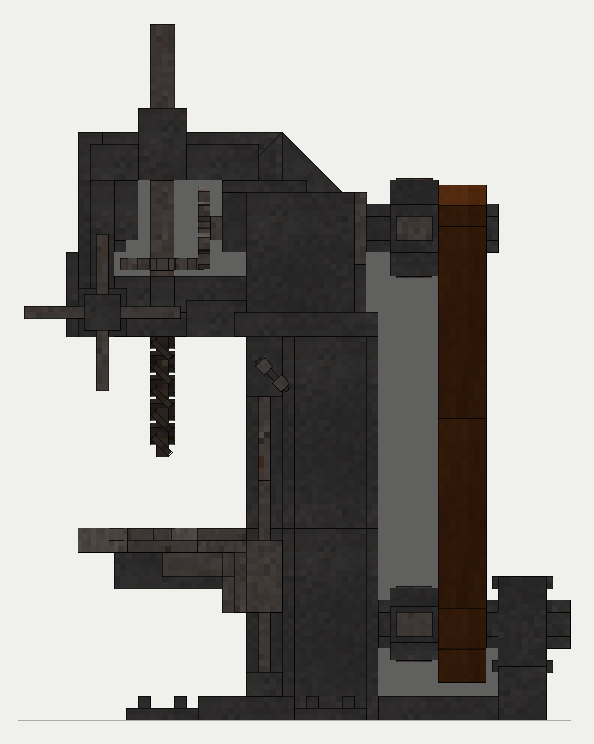 Drilling Press, the back (north)
