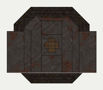 Mechanical Power Generator, the front (south)