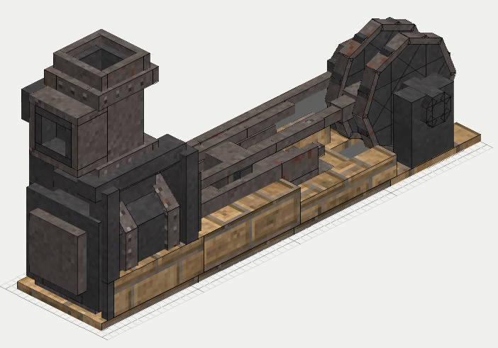 Simple Horizontal Engine, isometric