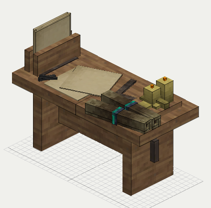 Design Table, isometric