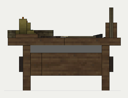 Design Table, the back (north)
