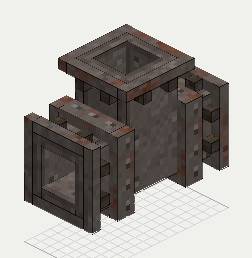 Plated Piping (T-Junction), isometric
