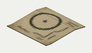 Large Gear Blank Diagram, isometric