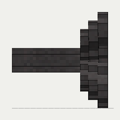 Cast Iron Bevel Drive, from the west