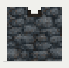 Molten Canal (T-Junction), cobblestone, the left (south)