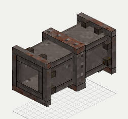 Plated Piping (Straight), isometric