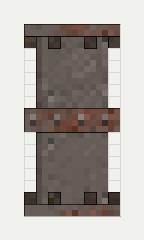 Plated Piping (Straight), the top (up)