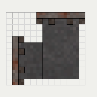 Cast Piping (Bend), the top (up)