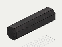 Cast Iron Shaft, isometric