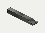 Crucible Steel Chisel, isometric
