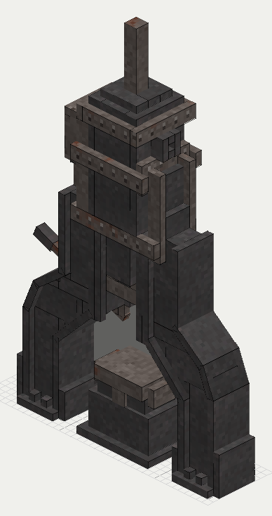 Steam Hammer, isometric
