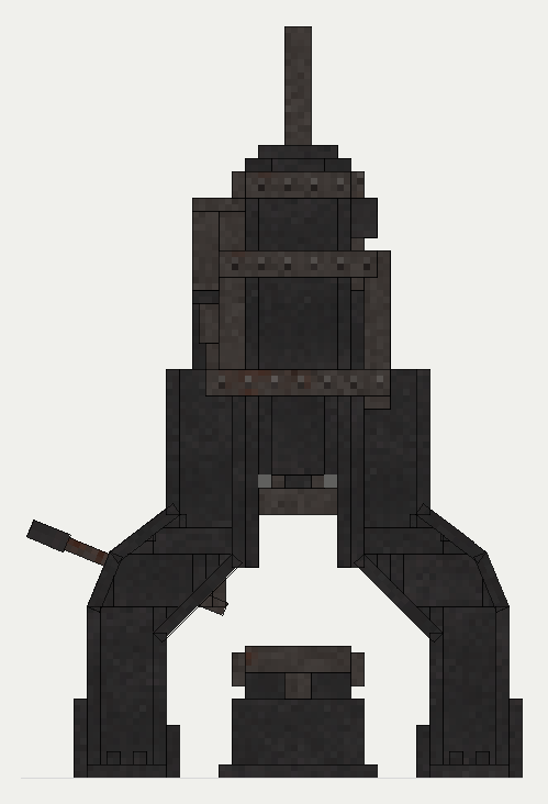Steam Hammer, the front (south)