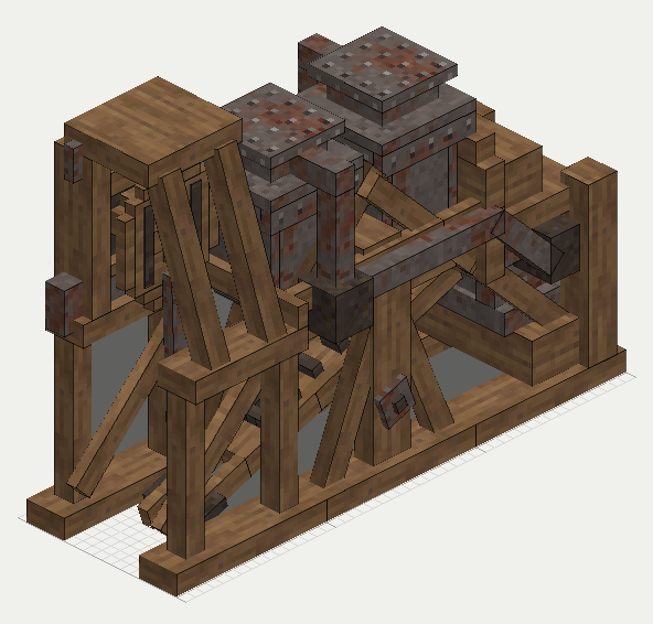 Twin-Tub Blower, isometric