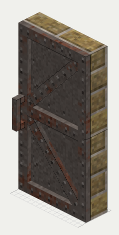 Blast Furnace Door, isometric
