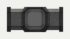 Rolled Piping (X-Junction), the right (north)