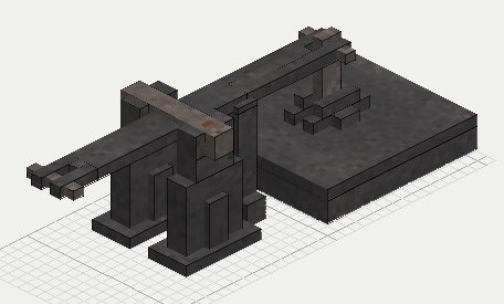Chimney Damper, isometric