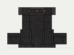 Chimney Damper, the front (south)