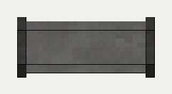 Rolled Piping (Straight), the back (west)
