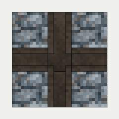 Molten Canal (X-Junction), cobblestone, the top (up)