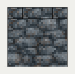 Molten Canal (Start), cobblestone, the left (west)