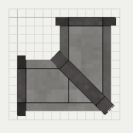 Rolled Piping (Bend), the top (up)