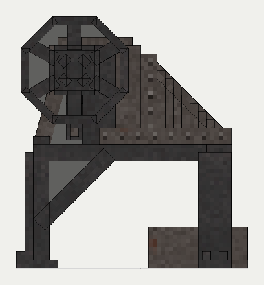 Cut Nail Machine, the left (west)