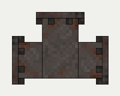 Piping (T-Junction), the right (east)