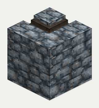 Molten Canal (Bend), cobblestone, isometric