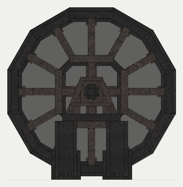 Flywheel, the back (north)