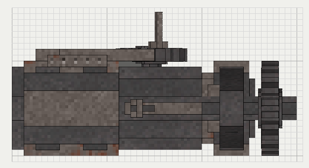 Horizontal Boring Machine, the top (up)