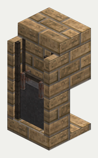 Charge Door, isometric