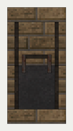 Charge Door, the front (south)