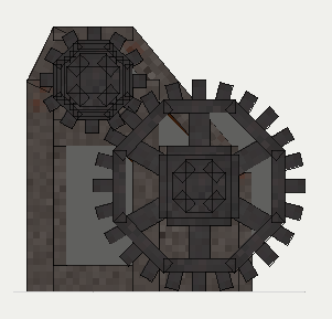 Transmission, the left (west)