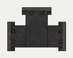 Cast Piping (T-Junction), the right (east)