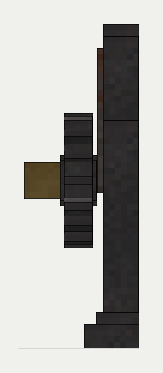 Engine Crank, the back (north)