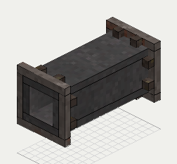 Cast Piping (Straight), isometric